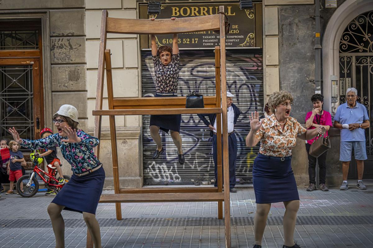 La Mercè en la superilla de Consell de Cent