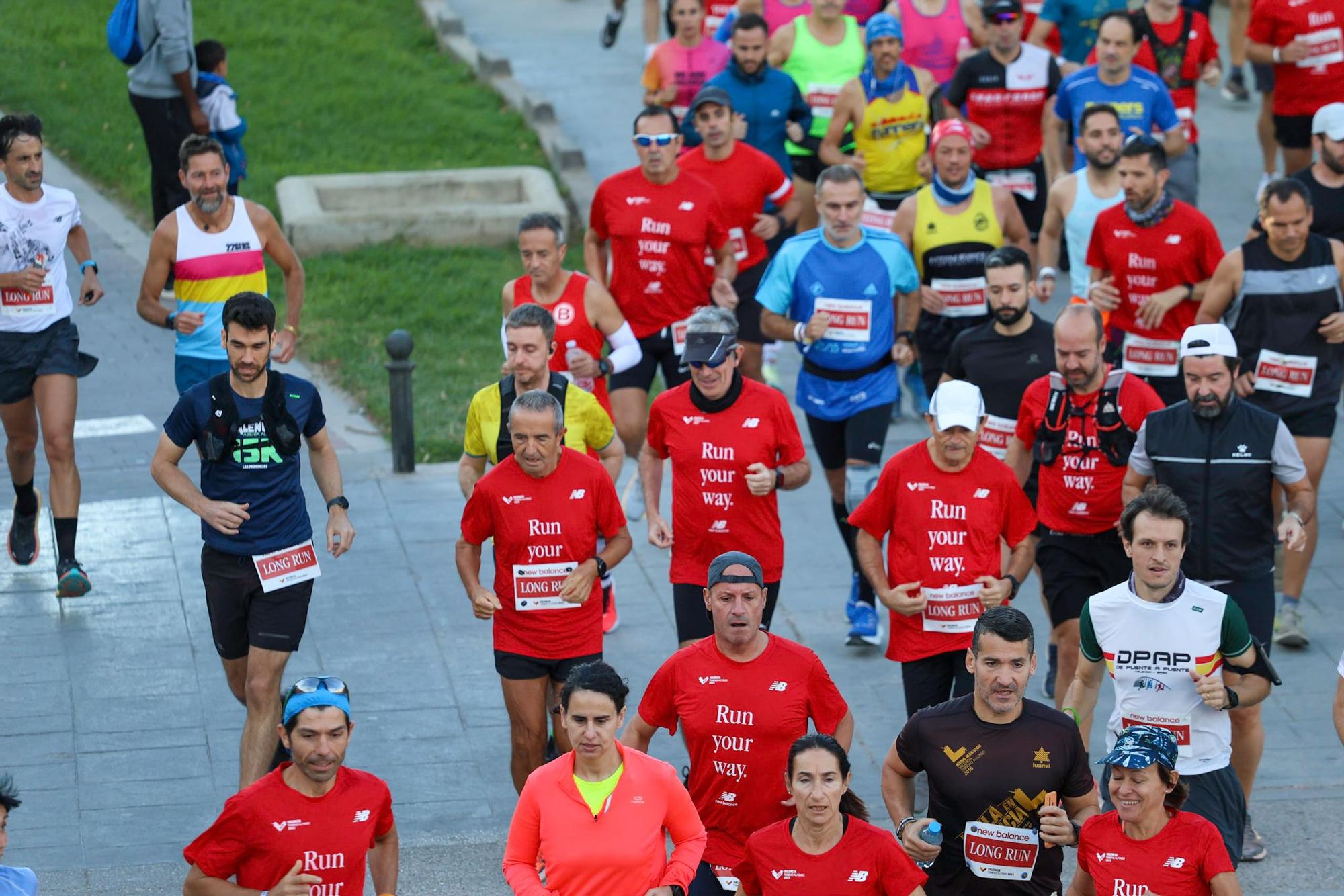 Entrenamiento long Run New Balance previo a la Maratón de Valencia