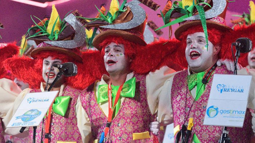 Los Nietos de Sary Mánchez, ganadores del concurso de murgas de 2017.