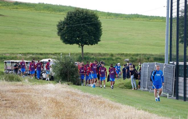 Las mejores imágenes del primer día del Barça en su stage en Alemania