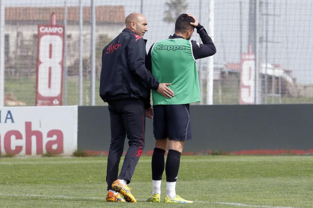 Entrenamiento del Sporting