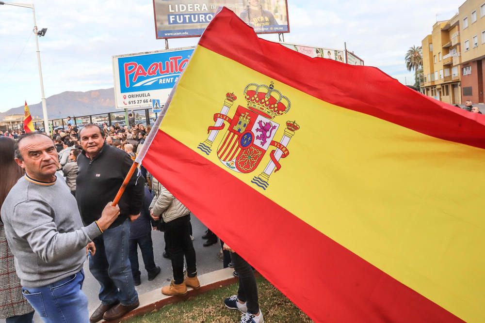 Veinte mil personas reclamaron ayer en las calles de Orihuela la derogación de la ley de Plurilingüismo