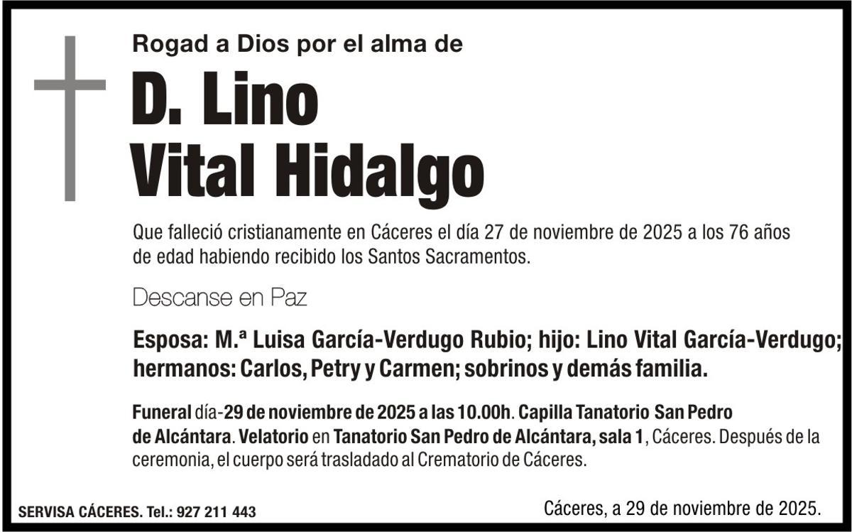 D. Lino Vital Hidalgo