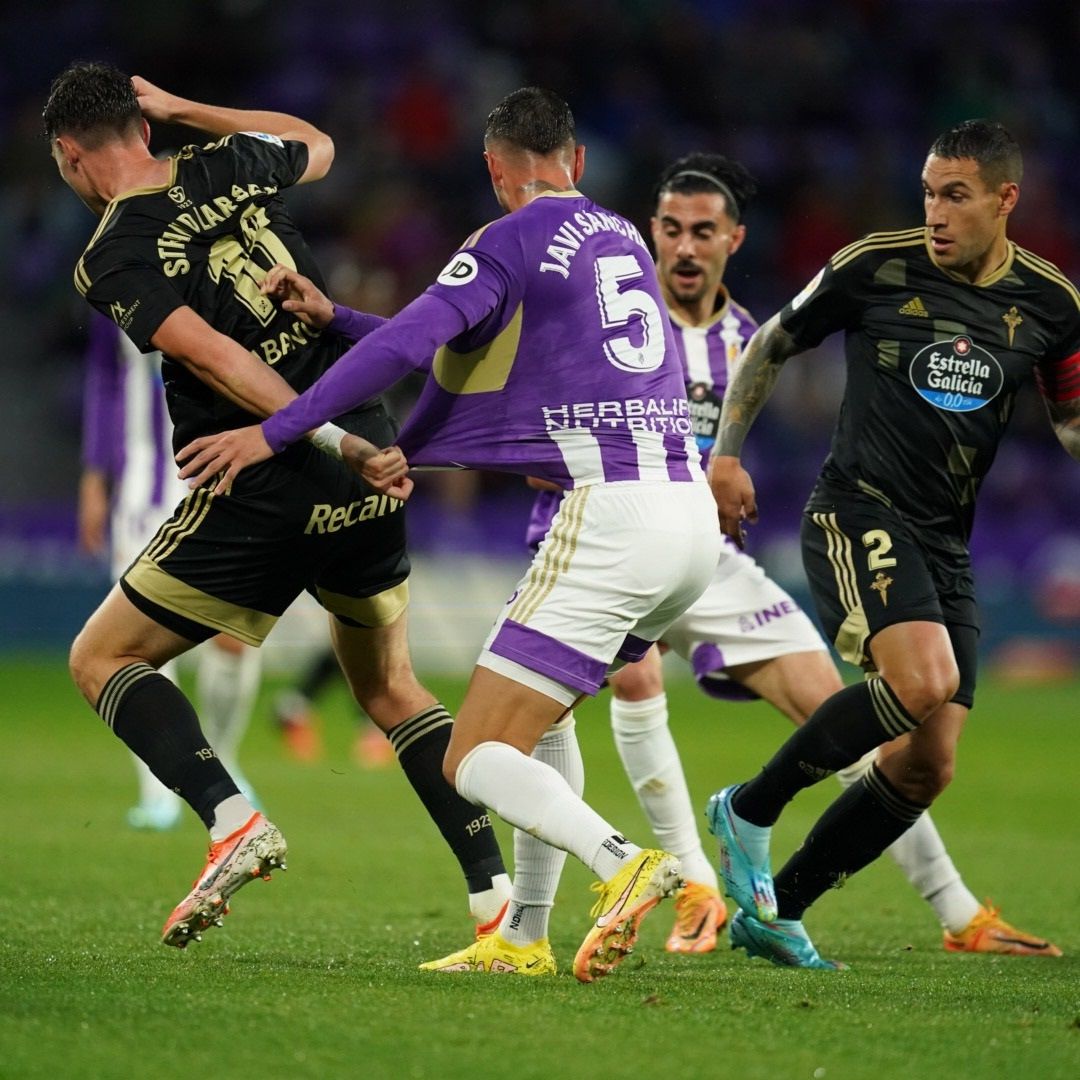 El Real Valladolid - Celta de Vigo, en imágenes