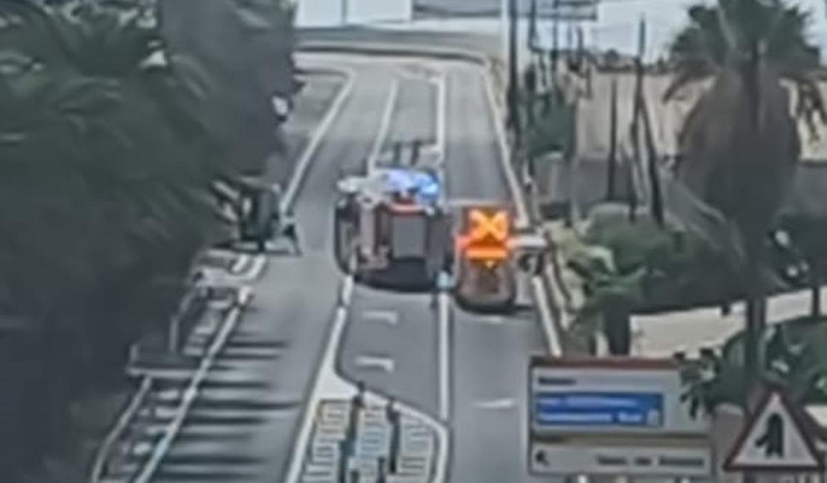 Accidente mortal en el acceso a La Chiquita