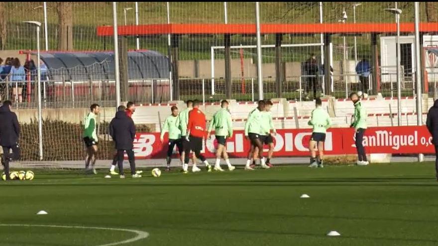 Entrenamiento del Athletic Club en Lezama