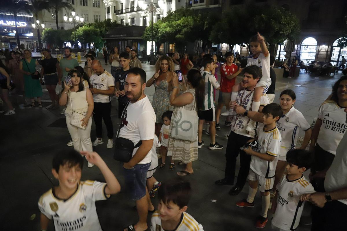 La celebración del título de Champions del Real Madrid en Córdoba, en imágenes