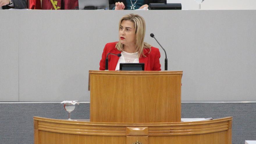 La viceportavoz del Grupo Parlamentario Socialista, Carmina Fernández