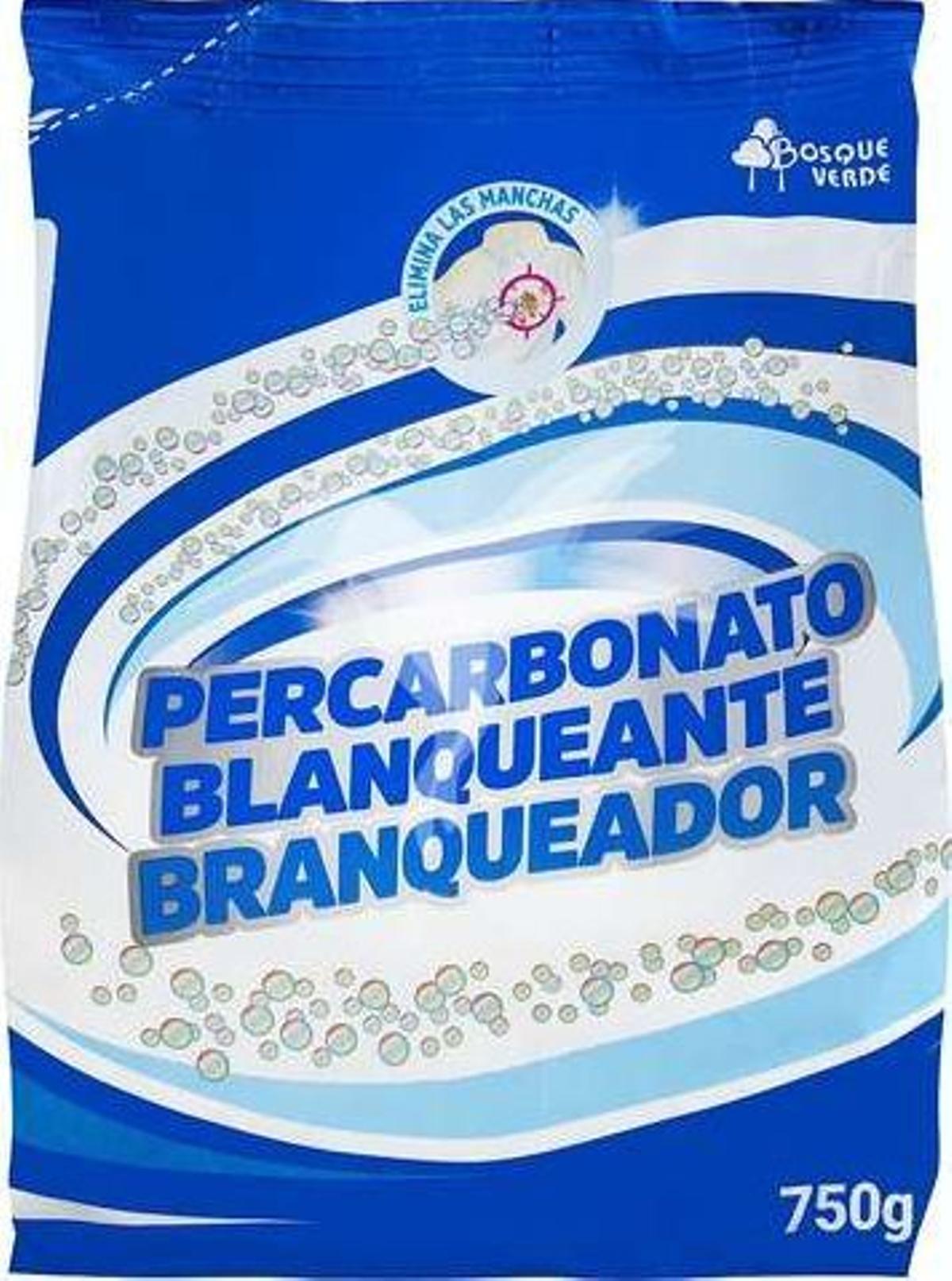 El pecarbonato blanqueador de Mercadona.