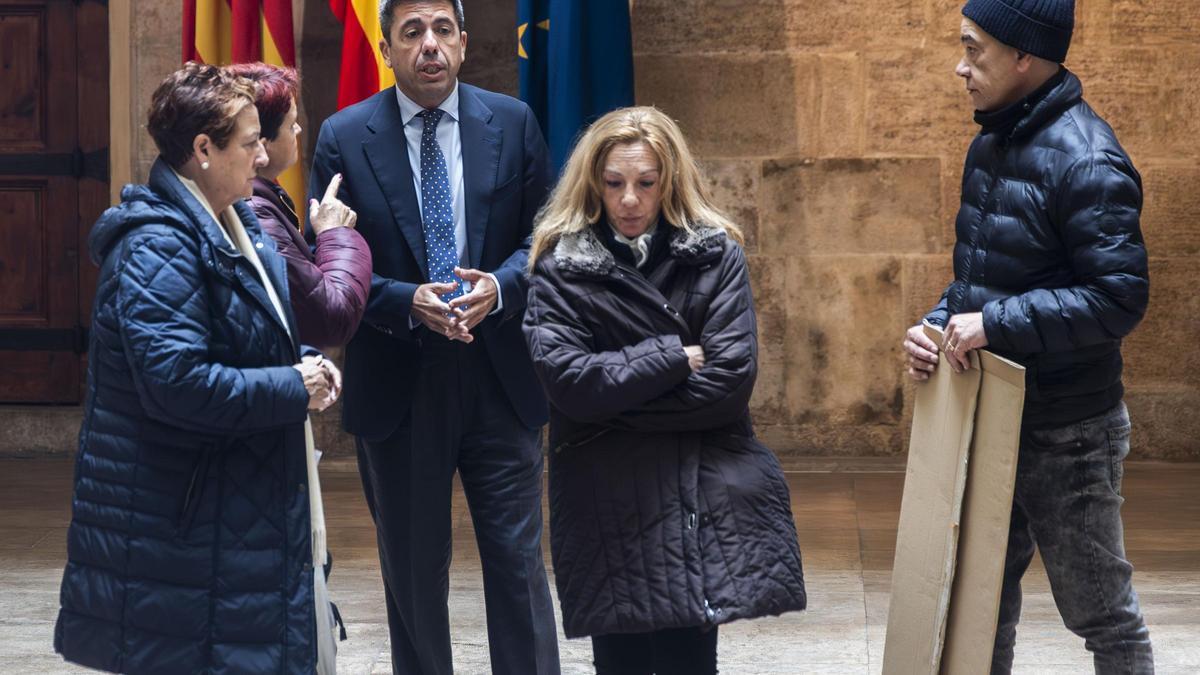 Mazón se reúne con víctimas de la dana