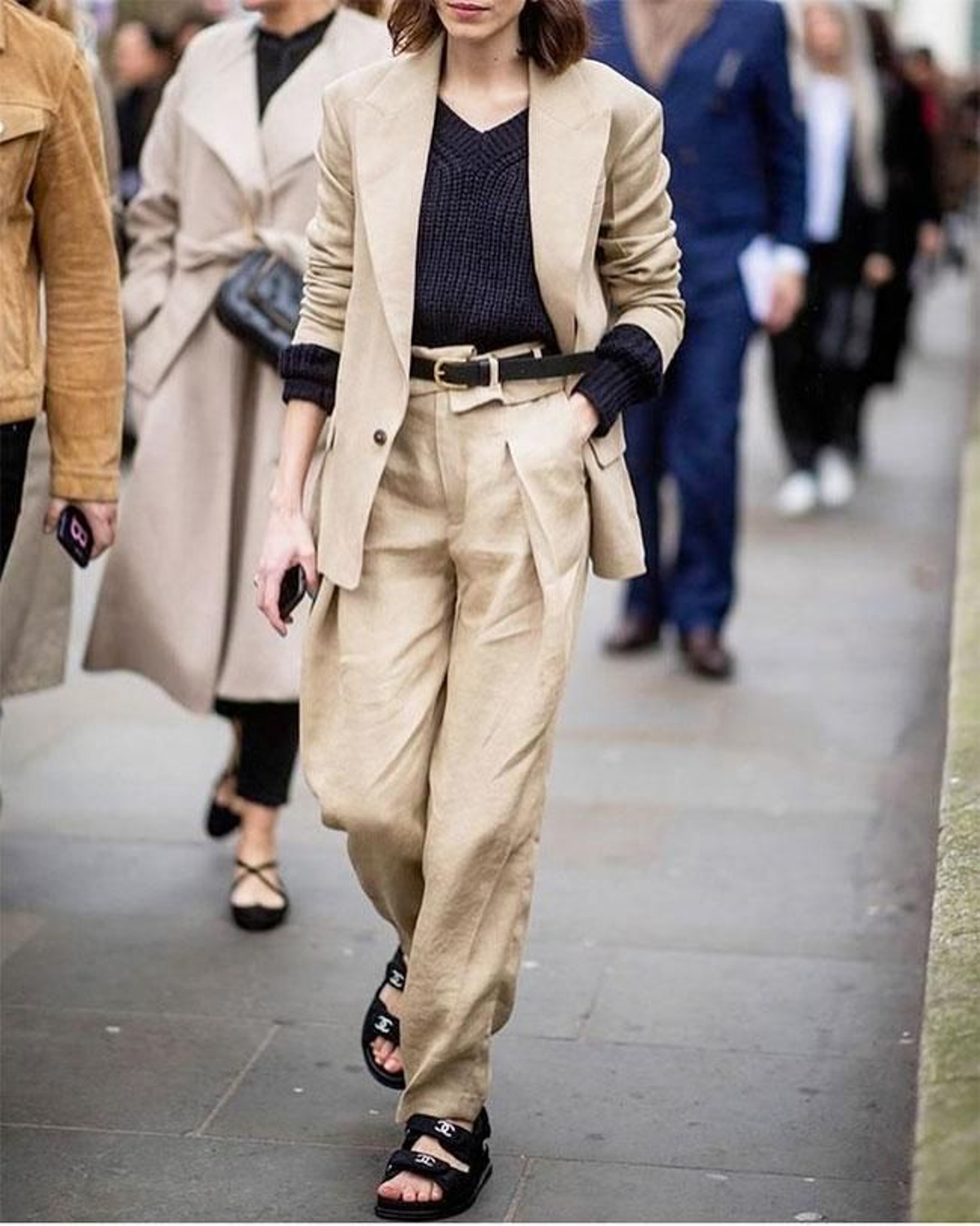 Alexa Chung con zapachanclas
