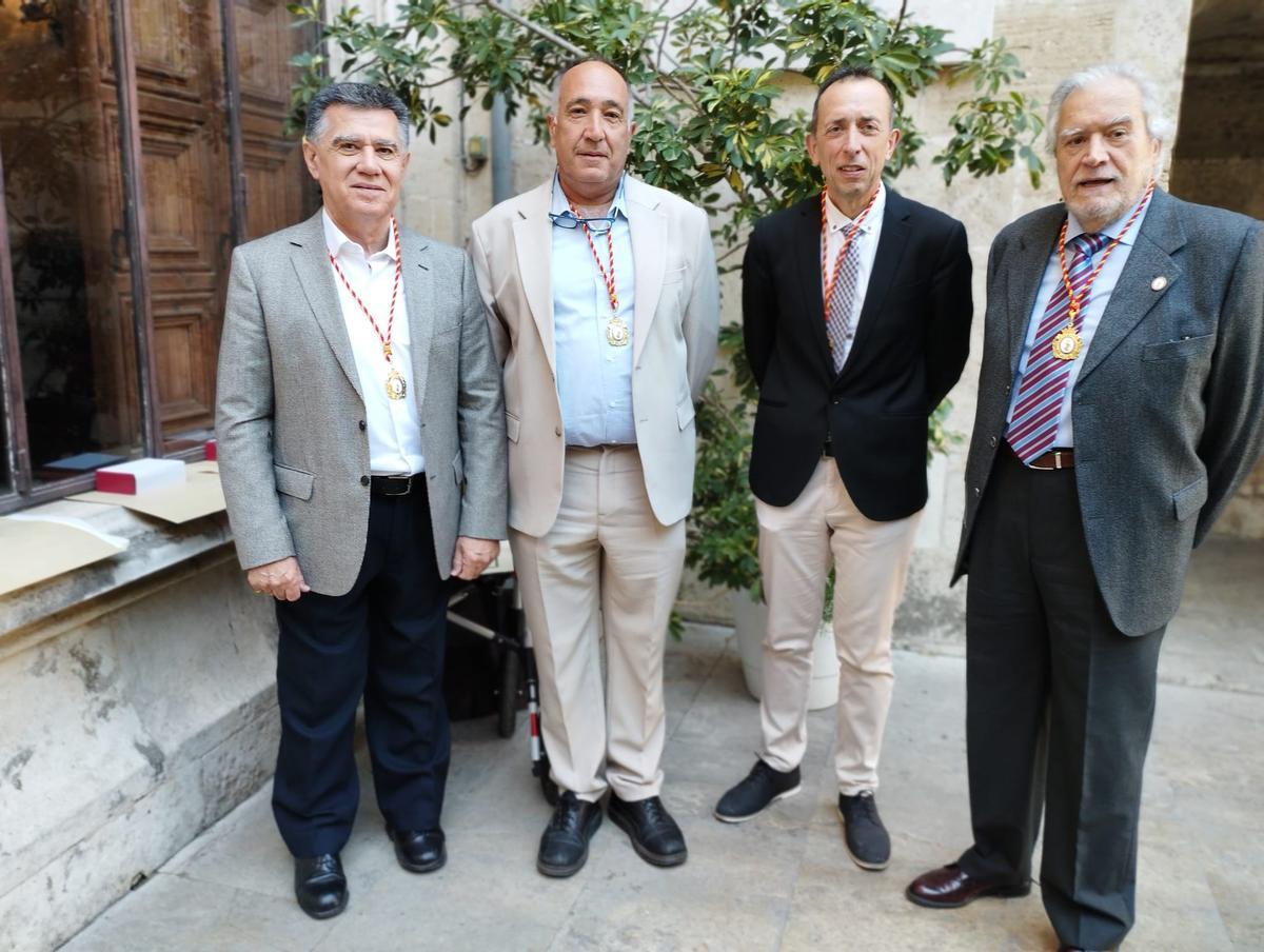 Juan Antonio Milllón, Helios Borja, Lluís Mesa y Juan Corbalán.