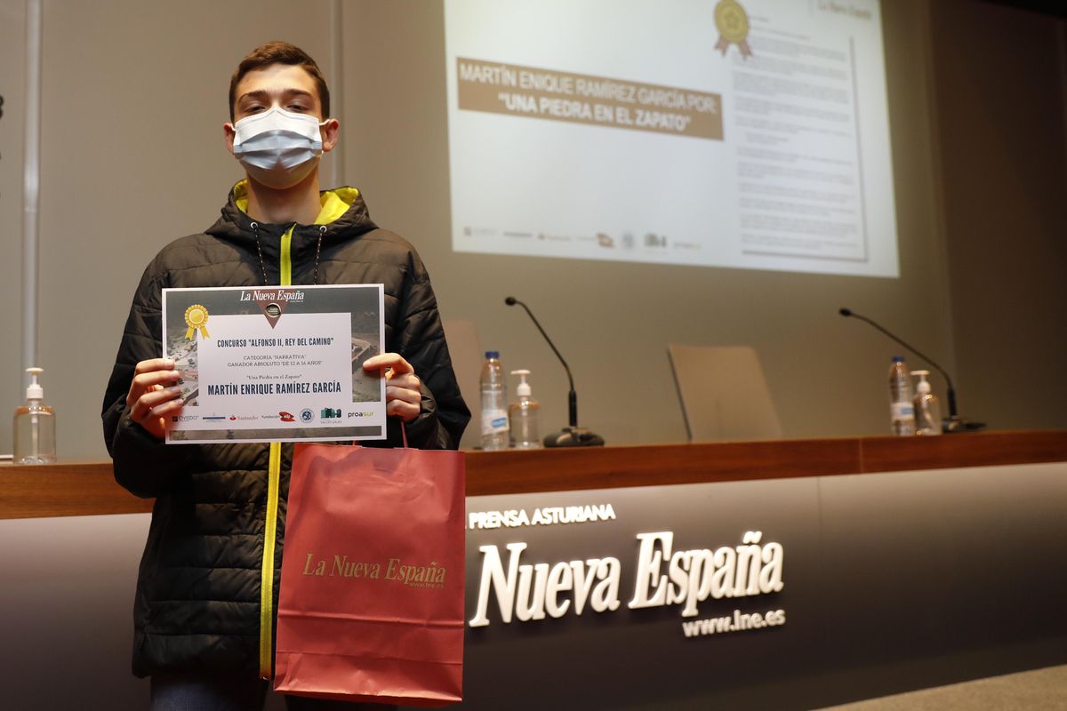 Martín Enrique Ramírez García, ganador en su categoría
