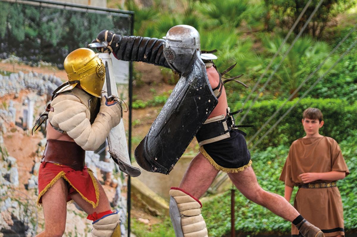 Las recreaciones con gladiadores son unos de los actos más esperados de Tarraco Viva en Tarragona.