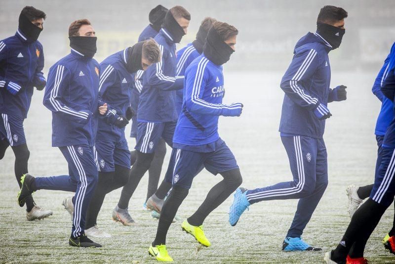 Entrenamiento del 13 de enero del Real Zaragoza