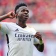 El futbolista Vinicius Jr, celebrando un gol.