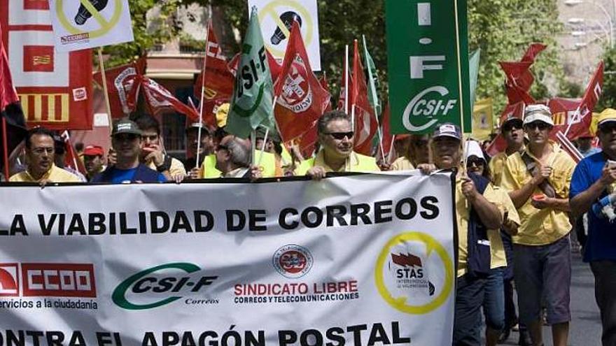 Contra la privatización de Correos