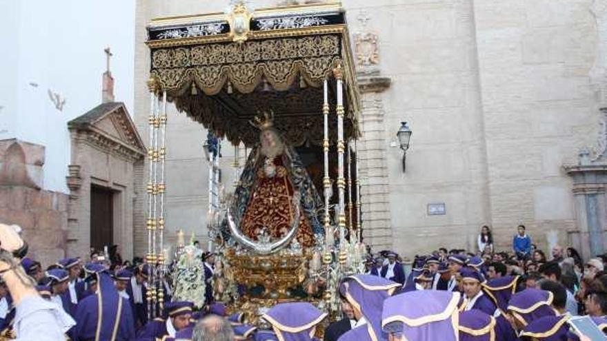 Salida de la Virgen de la Paz Coronada, que cumple su 200 aniversario.