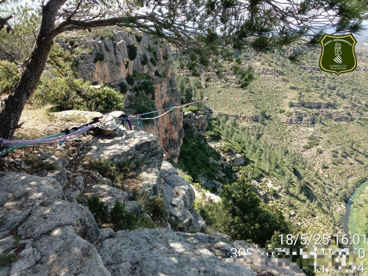 Otra foto de una de las cuerdas.