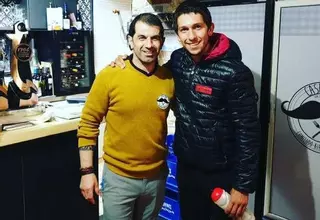Manu Merillas, en la Subida a la Porra de Enol