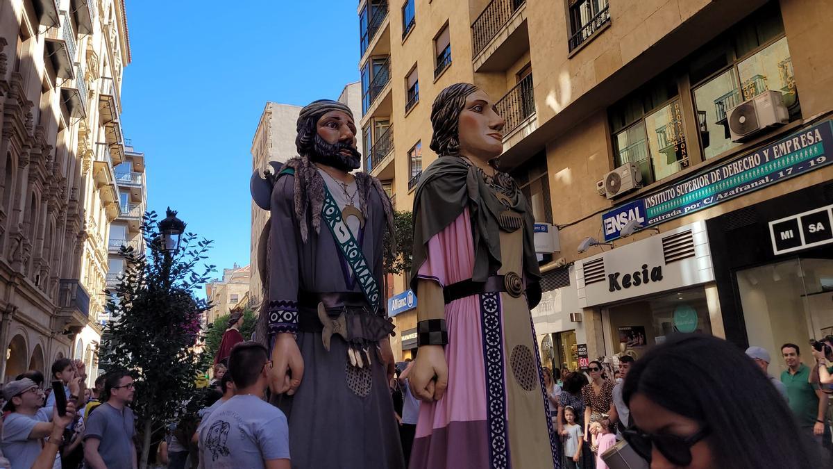 Gigantes de Villaralbo en Salamanca.