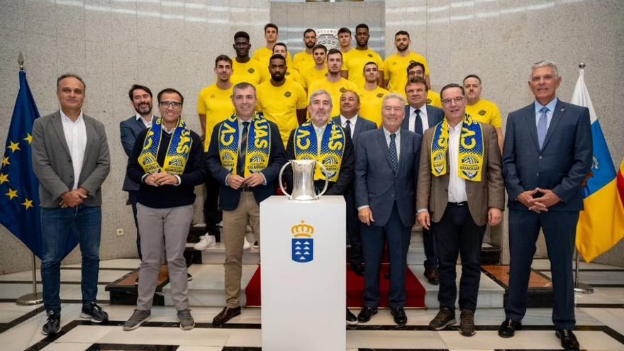 Honores para el Guaguas, campeón de la Copa del Rey: «El mejor año de la historia»