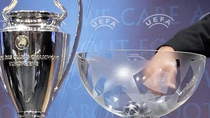 Sorteo Champions League.