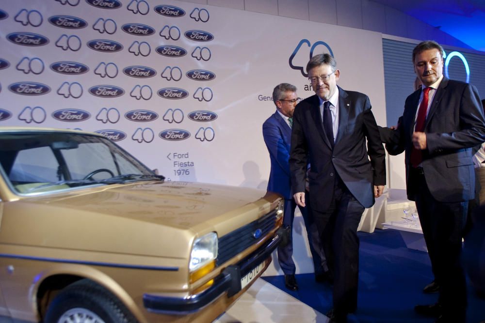 Celebración del 40º aniversario de Ford en Valencia