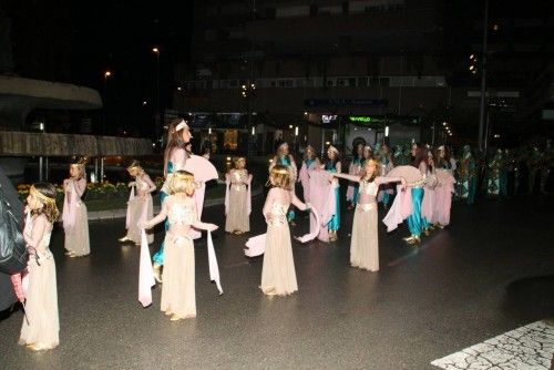 Desfile de moros, cristianos y judios en Lorca
