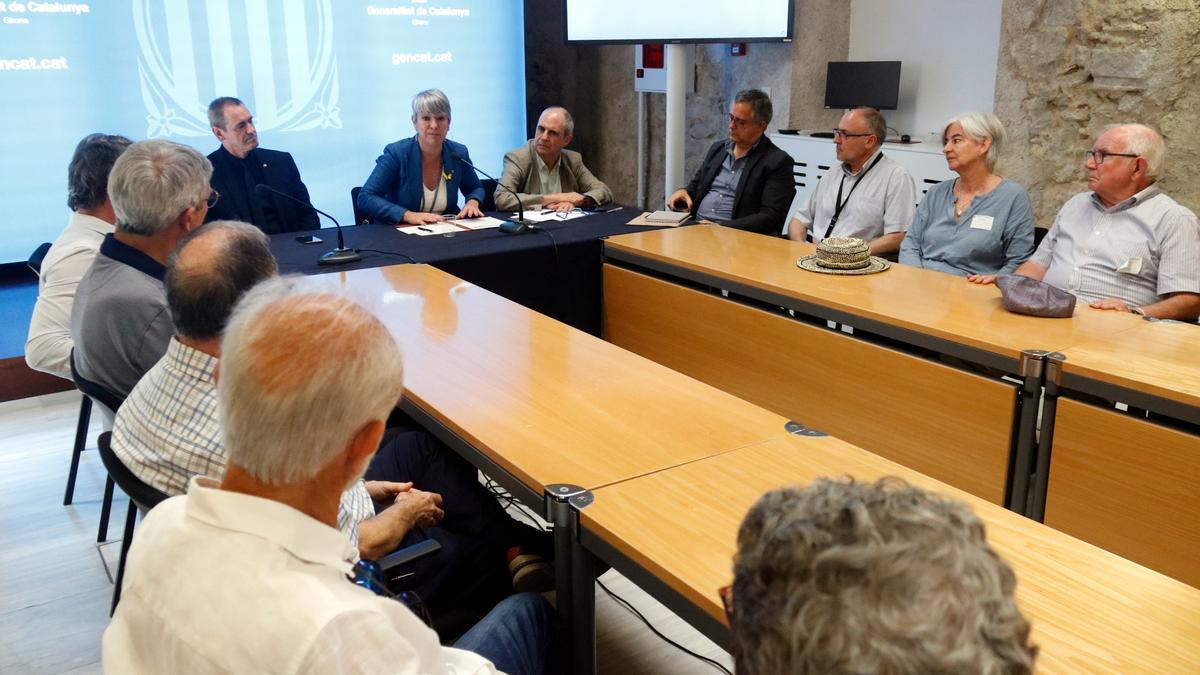 Trobada de la consellera de Justícia amb jutges de pau a Girona