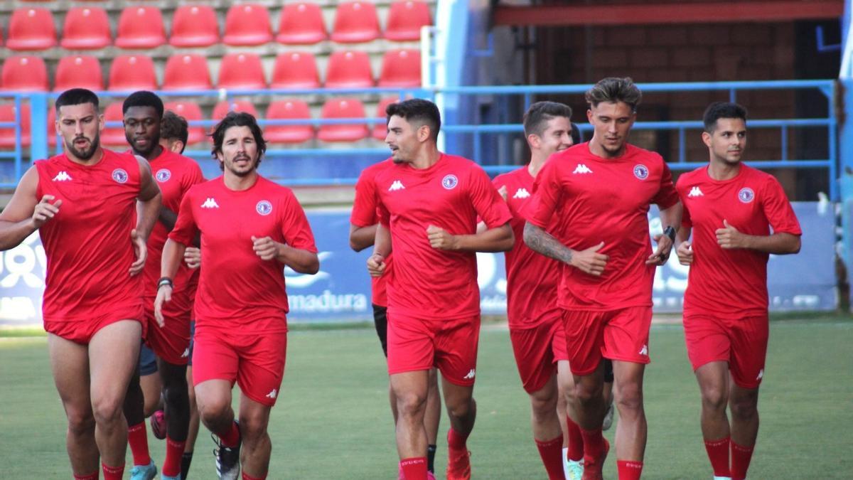 Entrenamiento del CD Extremadura