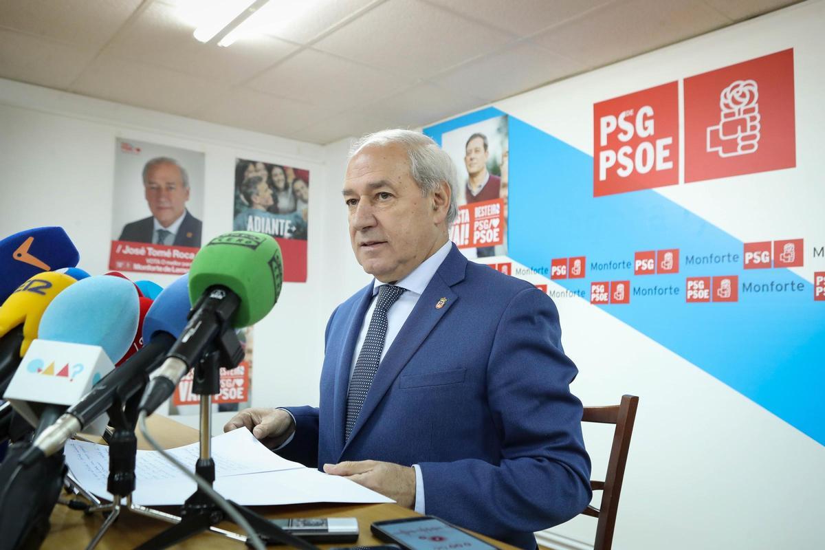 José Tomé en su comparecencia el pasado10 de diciembre.