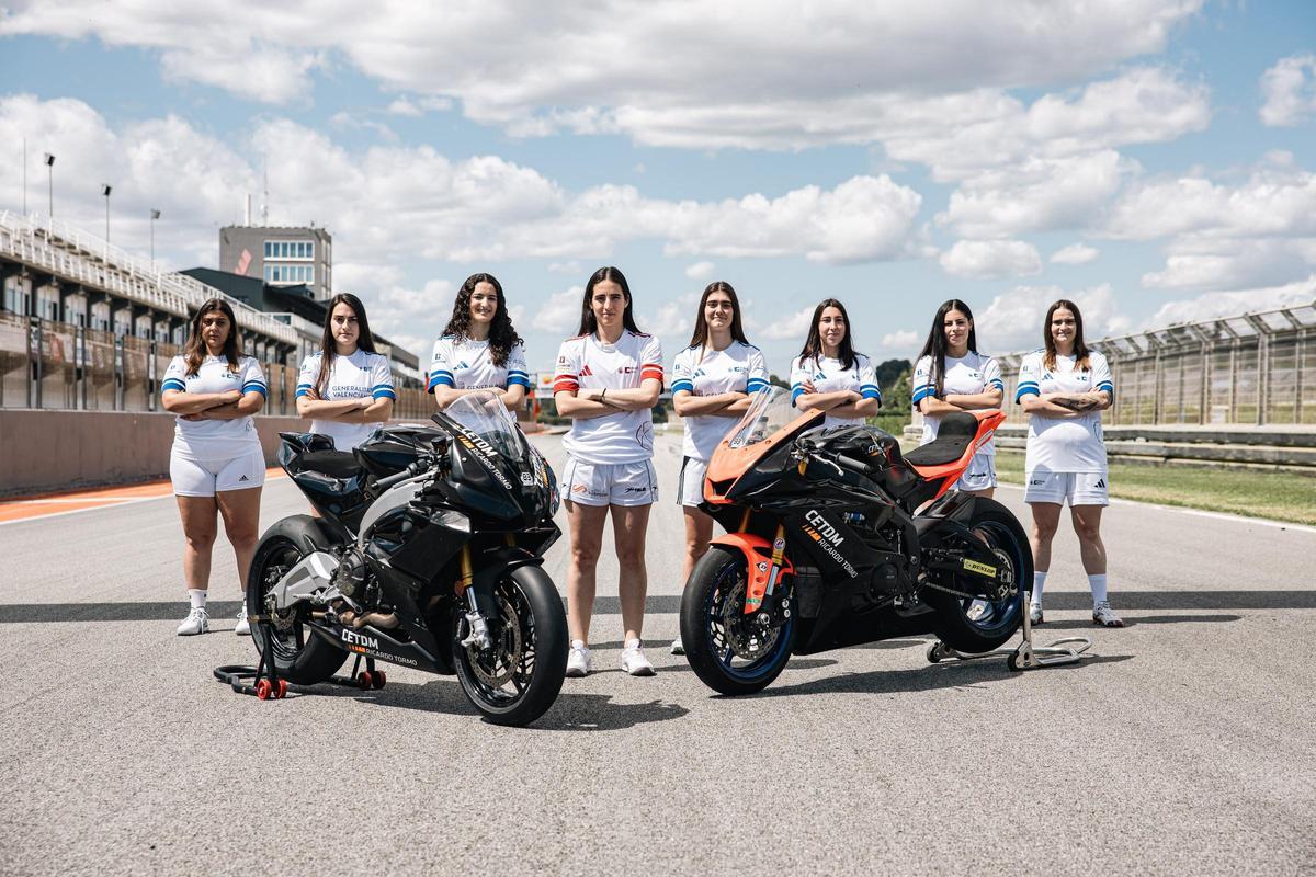 Presentació del Individual 2026 de raspall femení al Circuit Ricardo Tormo