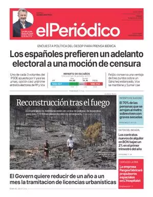 La portada de EL PERIÓDICO del 14 de julio de 2026