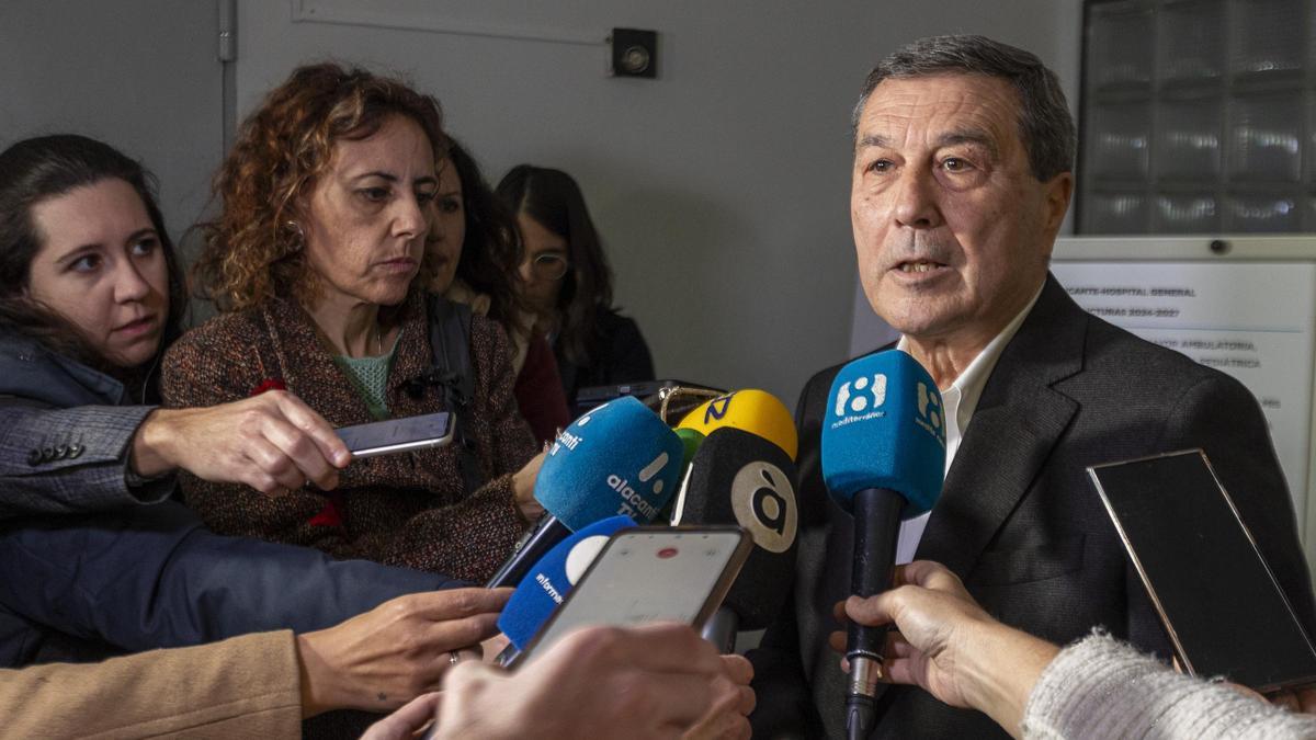 El conseller de Sanidad, Marciano Gómez