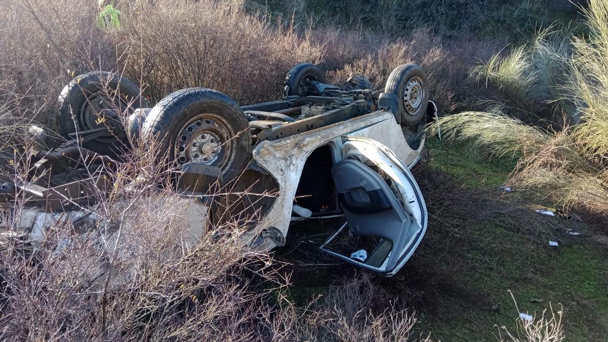 Estado en que ha quedado el coche.
