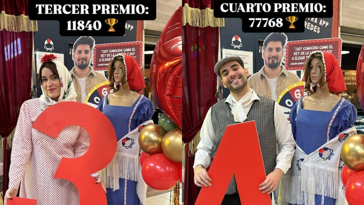 La Administración 'La Chulapa' en el intercambiador de Moncloa da un tercer y cuarto premio de la Lotería de Navidad