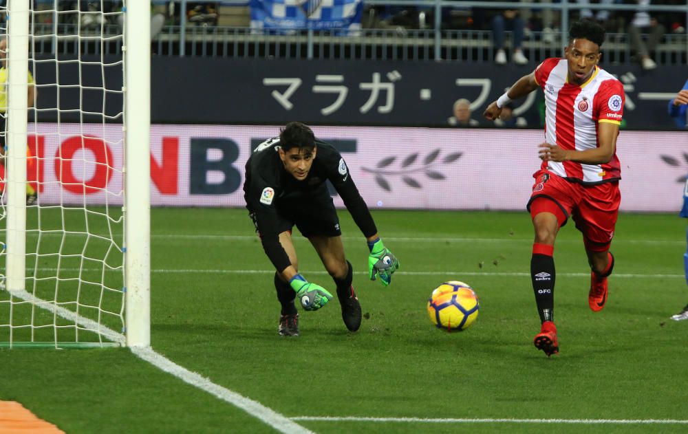 Les millors imatges del Màlaga - Girona (0-0)