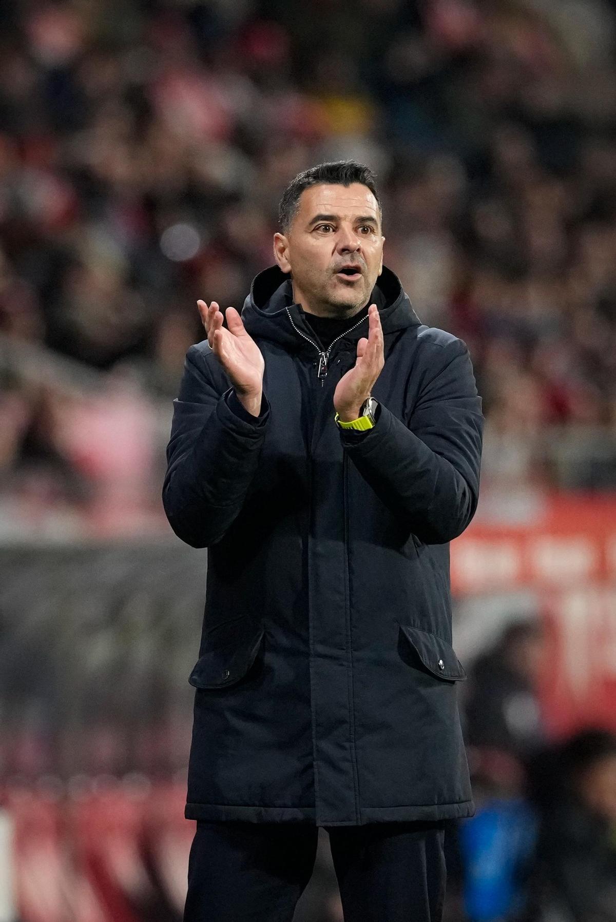 Míchel, entrenador del Girona