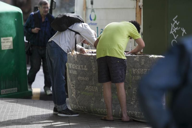 Desalojo de 'okupas' en La Laguna (Tenerife)