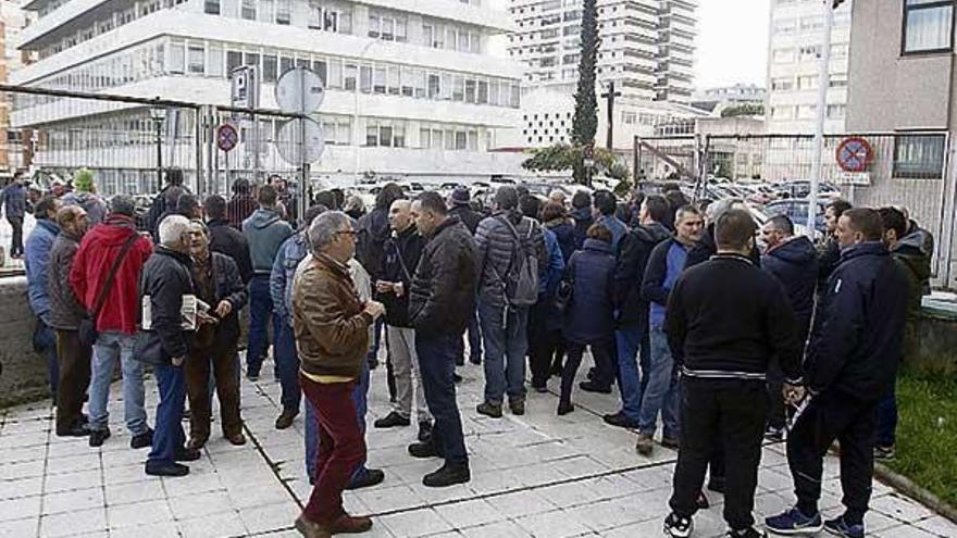 La primera jornada, el 1 de diciembre, obligó a cerrar juzgados. // A. V.