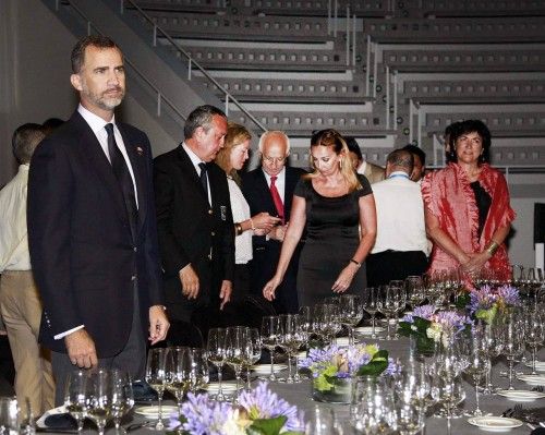 PRÍNCIPE FELIPE ASISTE A LA CENA DE GALA EN EL MNAC