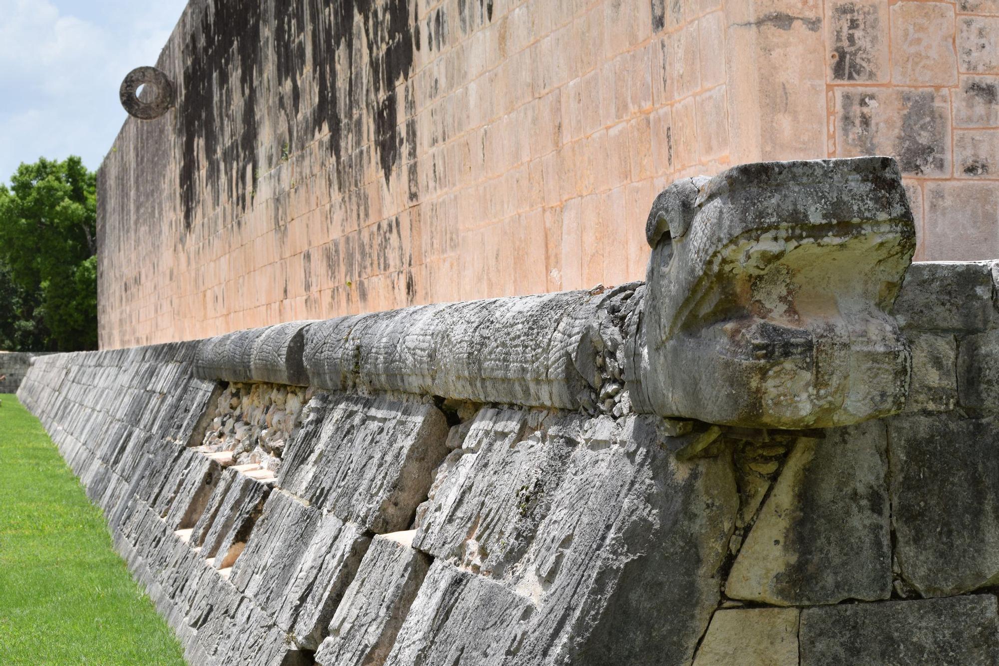 La cancha más grande de El Juego de la Pelota en Chichén Itzá