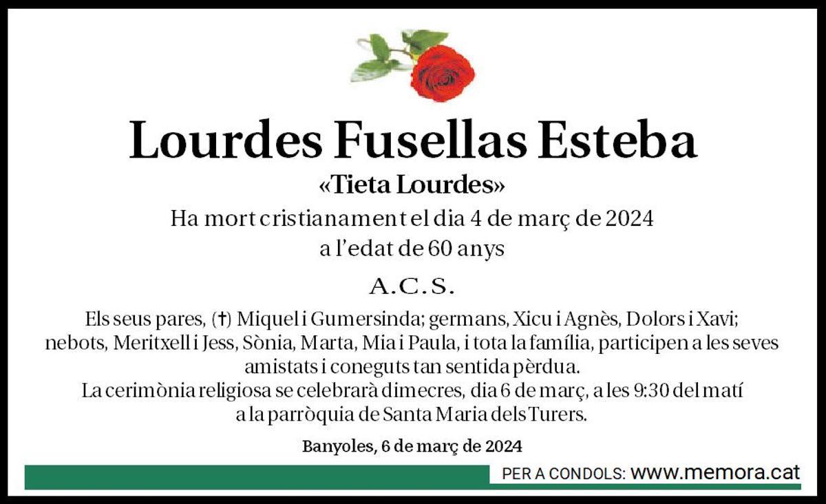 Lourdes Fusellas