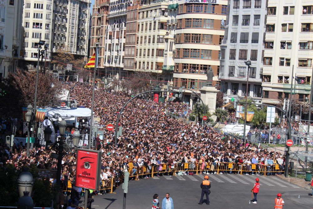 Llenazo en la plaza. Así será todos los días.