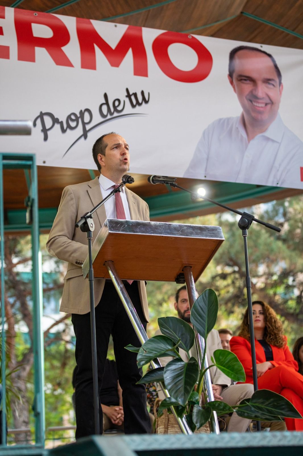 Presentación del candidato Guillermo Luján (PSPV) a la alcaldía de Aldaia