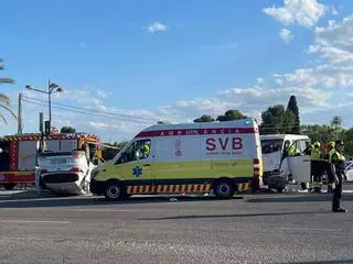 Grave accidente en el Bulevar Sur de València