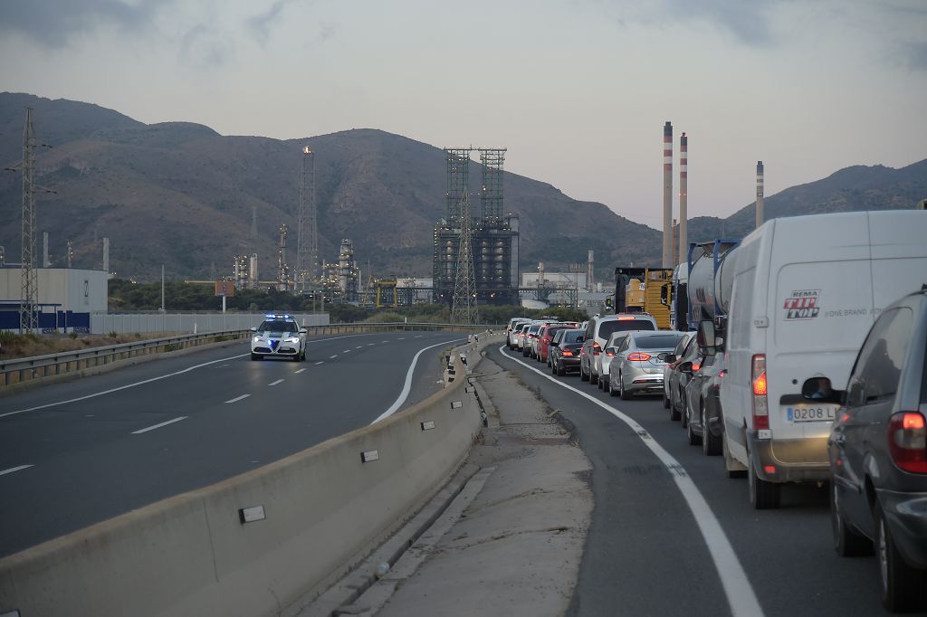 Huelga de los trabajadores de Repsol en Cartagena