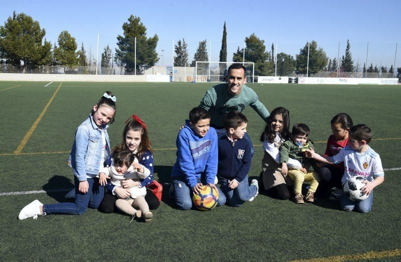 Miguel Linares visita Fuentes de Ebro