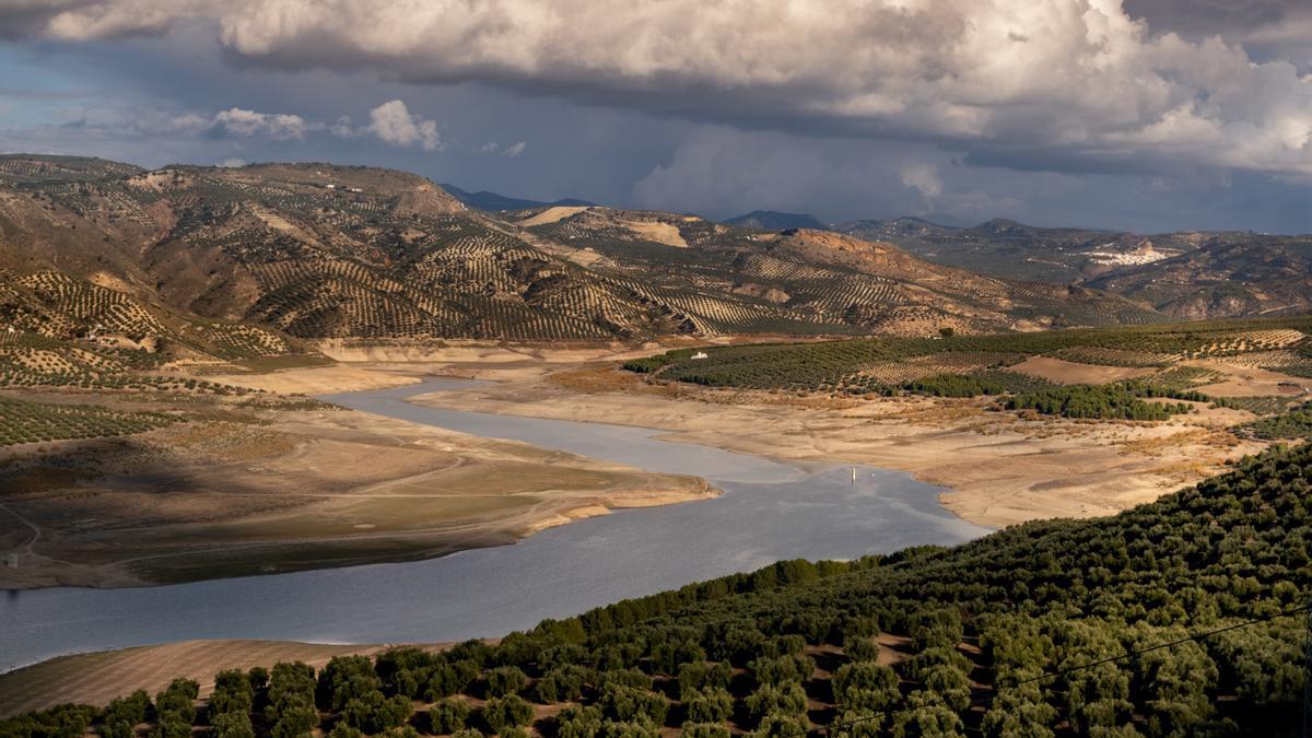 Embalse de Iznájar, en Córdoba.